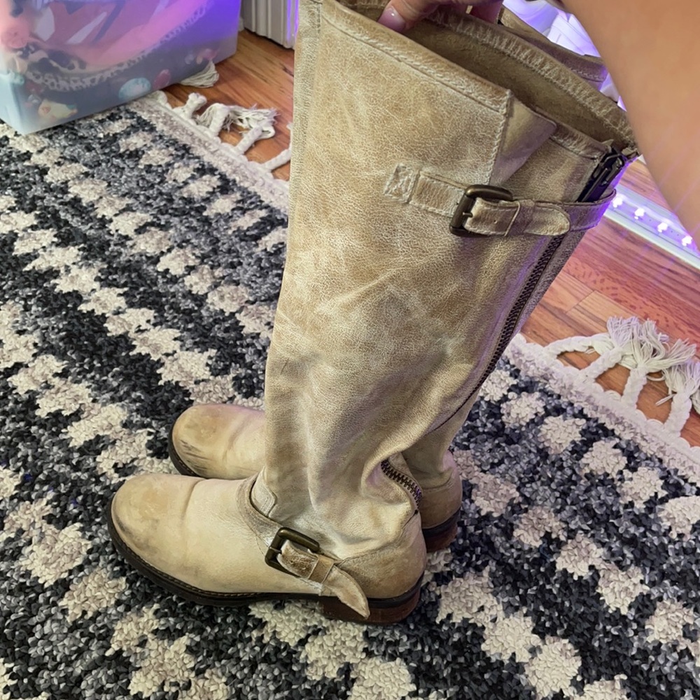 Tall Steve Madden Buckle Boots